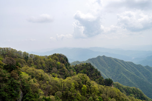 华山风光山崖