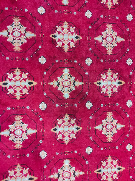 彩色抽象颗粒地毯