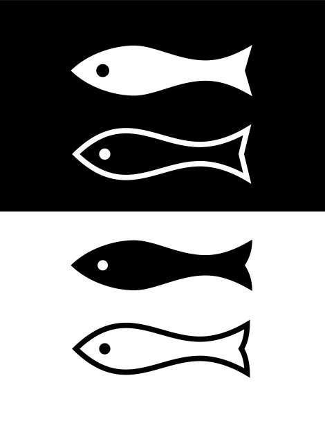 鱼类,计算机图标,鳃