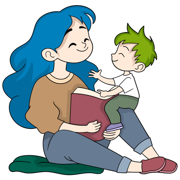 小孩看书logo