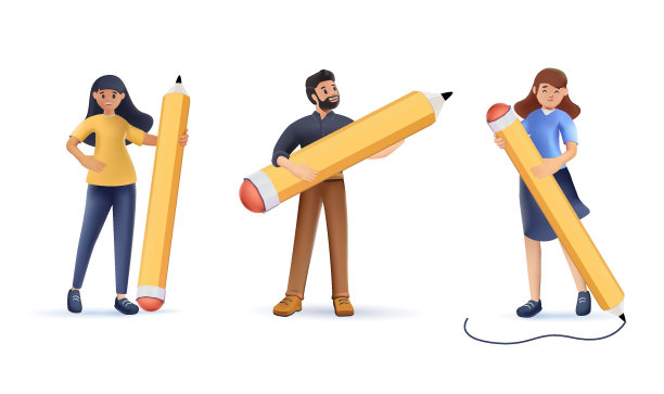 扁平矢量人物绘制