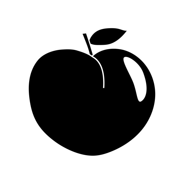 卡通桃子logo桃子标志