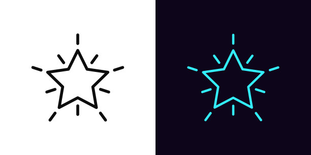 蓝色大气标志logo设计