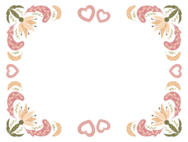 婚礼策划粉红温馨小花