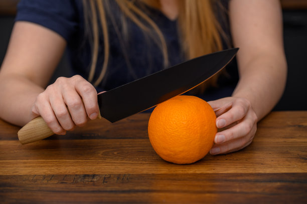 切开的血橙水果图片
