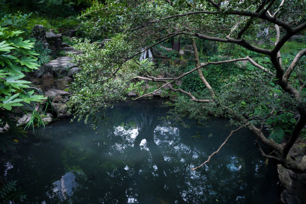 绿色中国风景名胜艺术