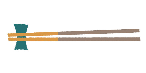矢量筷子架