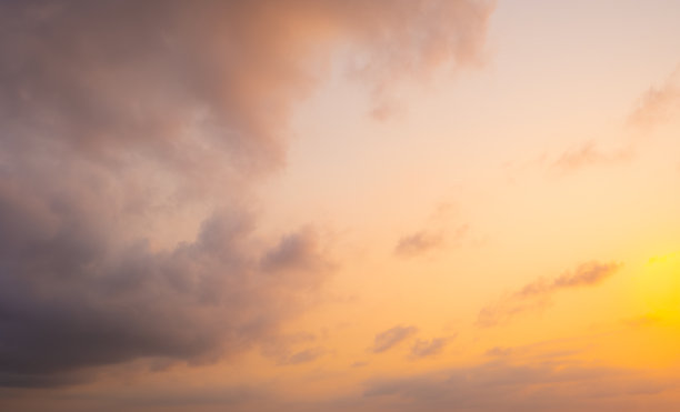 海平面日出景观图片