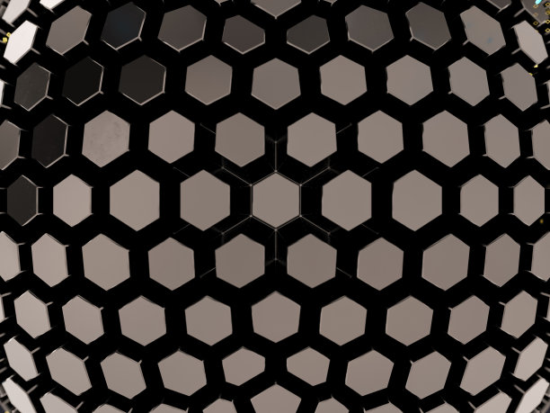 黑色立体几何图形高清背景素材