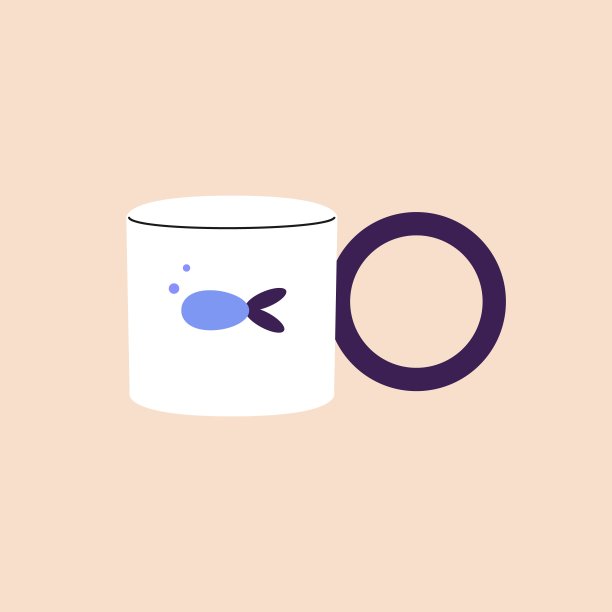 特色咖啡杯图标