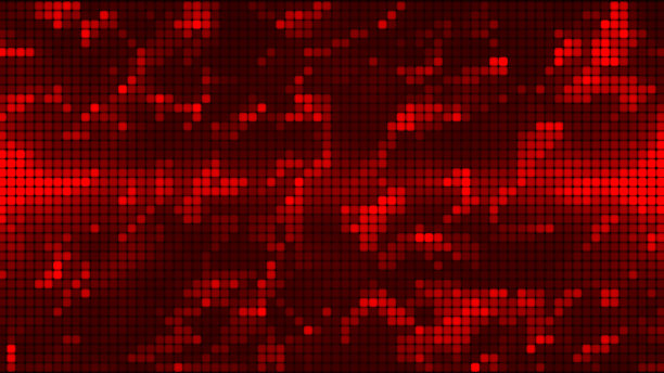 黑红色科技抽象背景设计