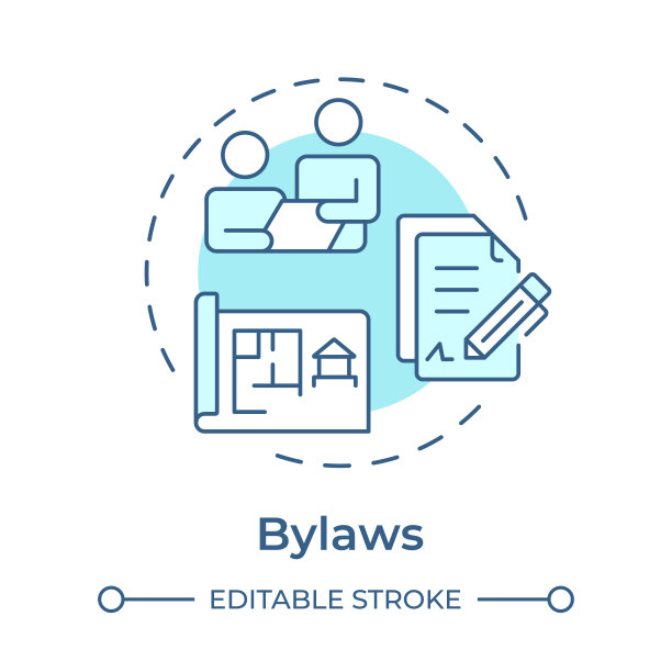 房地产公司水墨画