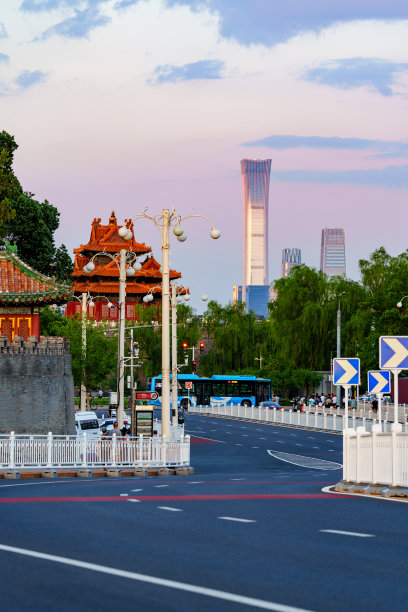 北京地标建筑国贸cbd故宫