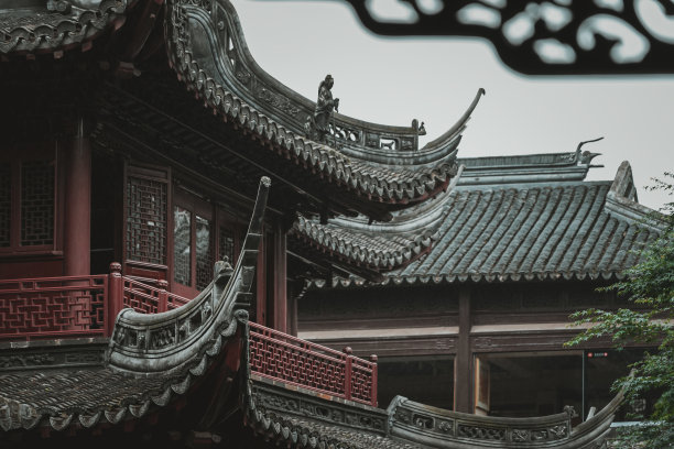 绿色中国风景名胜艺术