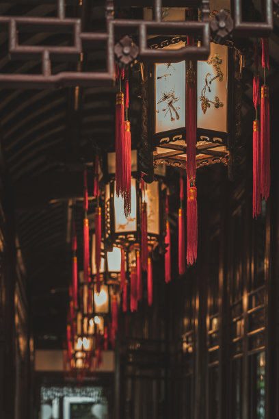 绿色中国风景名胜艺术