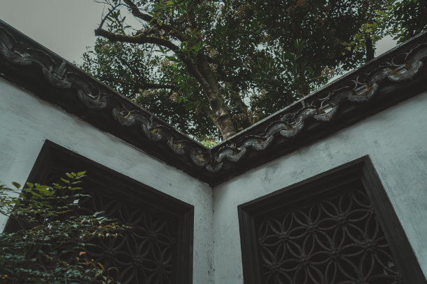 绿色中国风景名胜艺术