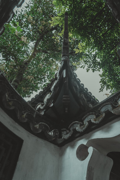 绿色中国风景名胜艺术