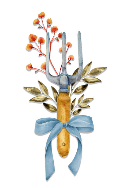 包子铺手绘挂画