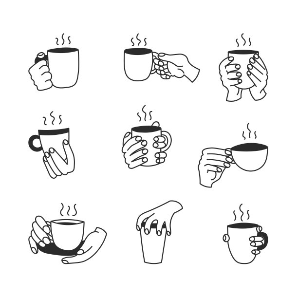 特色咖啡杯图标