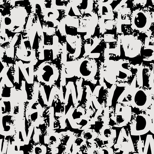 涂鸦复古风格手绘街头艺术插画