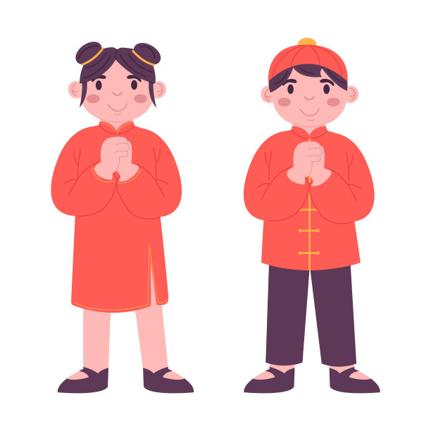 清明古风女子插画