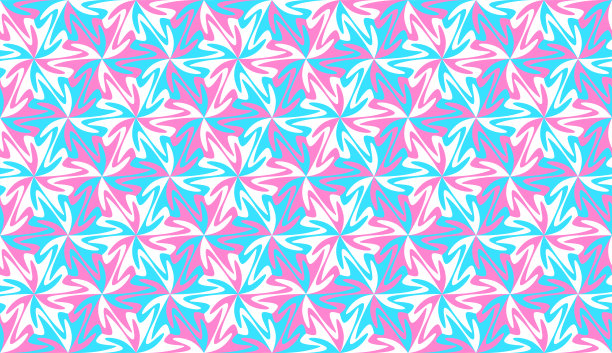 三角形碎花面料