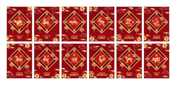 马年新年插画海报