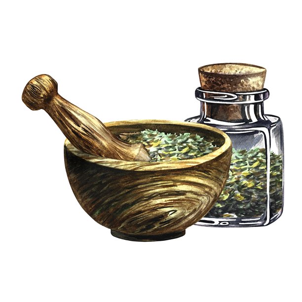 手绘中药