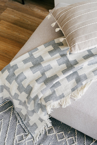 高清北欧彩色几何时尚地毯