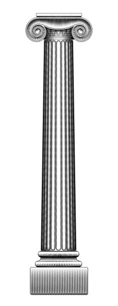 白银建筑线稿矢量