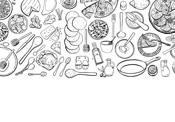 厨房挂画餐厅无框画