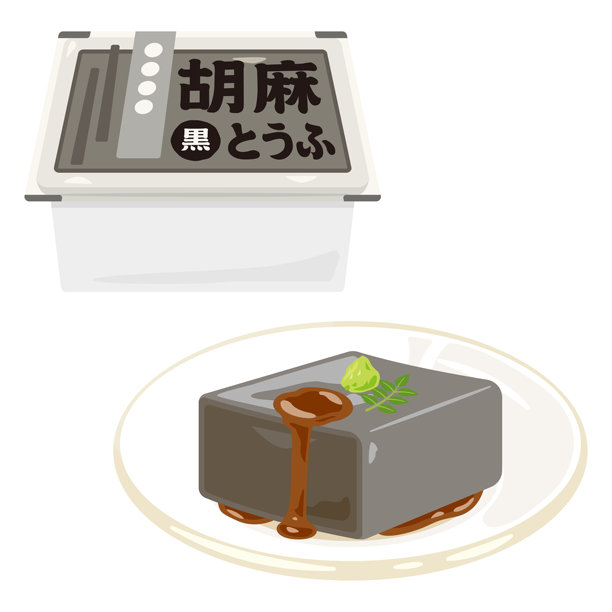 黑芝麻包装插画