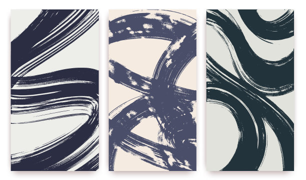 涂鸦复古风格手绘街头艺术插画