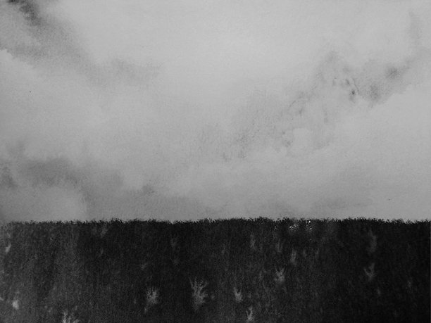 水墨画手绘抽象画