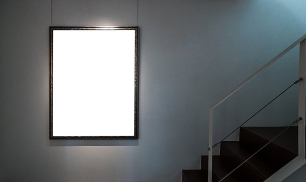 公司楼梯文化墙