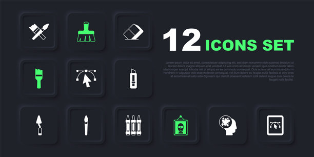 框画无框画手绘山水