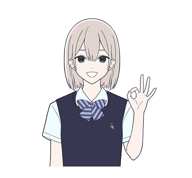 欢呼的学生插画