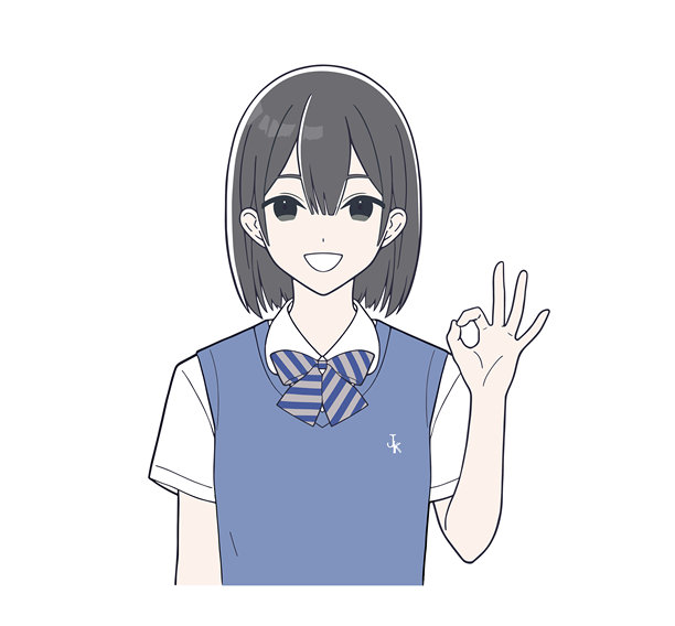 欢呼的学生插画