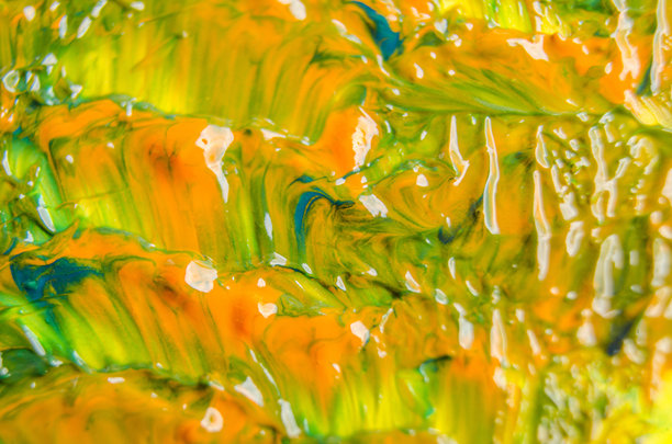 手绘抽象艺术油画背景