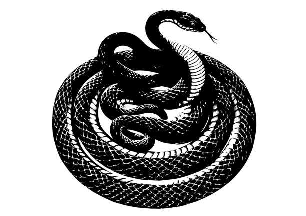 蛇年手绘