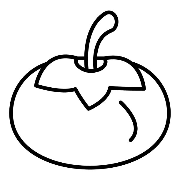 柿子插画