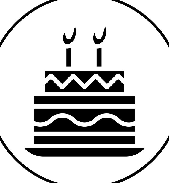 生日,符号,甜点心