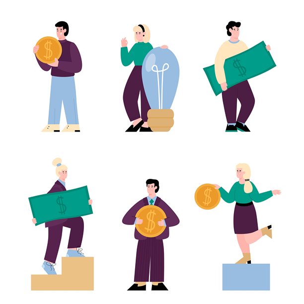 美元符号,投资,贷款