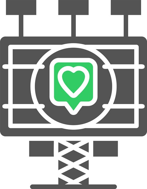 布告栏,悬挂的,广告