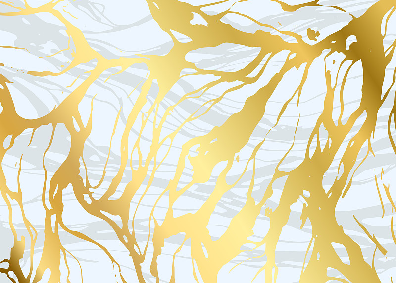 绘画插图,矢量,黄金,抽象,大理石,背景,石材,式样,边框,水平画幅