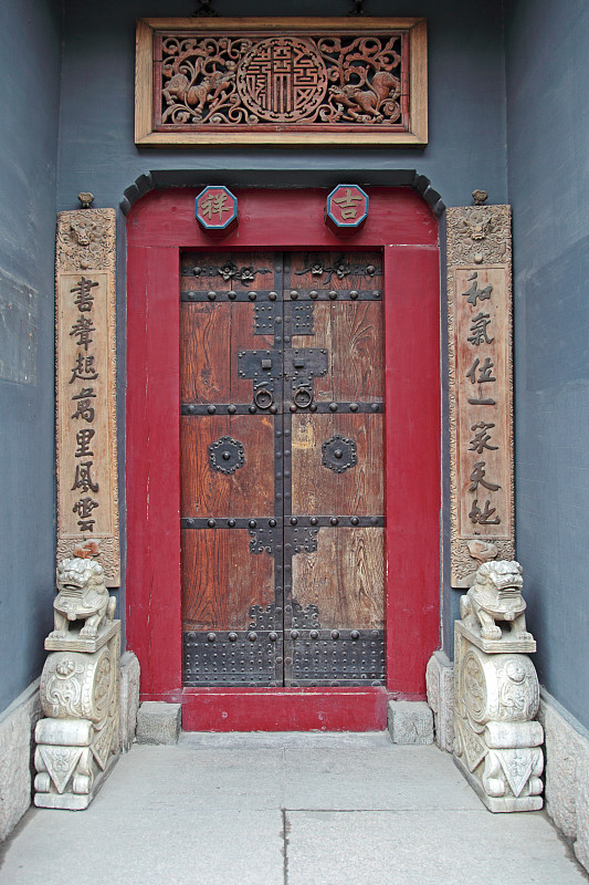 古老的,门,门把手,门环,秘密,华丽的,对称,东亚人,古董,钢铁