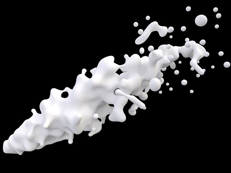 牛奶,黑色背景,酪乳,蛋白质饮料,酸奶油,奶制品,水平画幅,无人,精子,奶油
