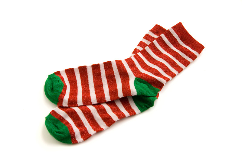 袜子,条纹,绿色,红色,人类脚趾,足,白色,圣诞长袜,长袜,女装