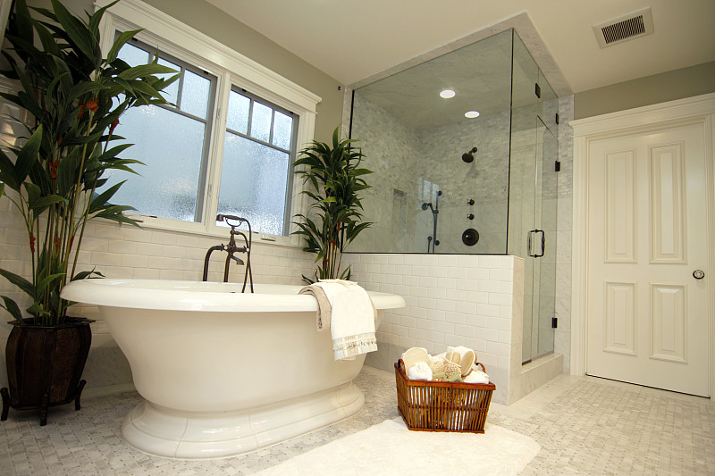 浴室,新的,白色,室内,自然美,天然海棉,家居开发,按摩器,水平画幅,无人