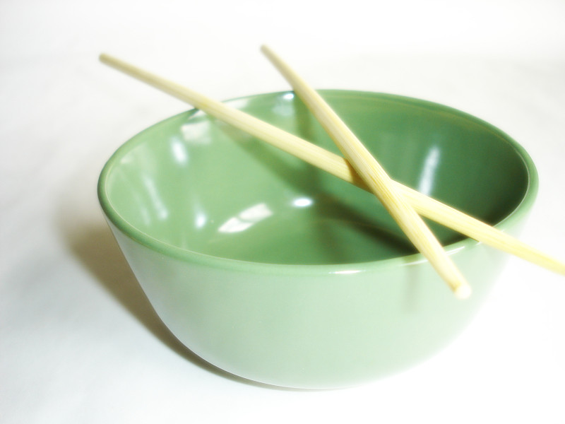 玉器,碗,筷子,空碗,水平画幅,无人,膳食,东亚,空的,成品